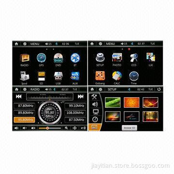 In-dash Car DVD Player, Suitable for Toyota Vios 2014/Yaris 2014, Supports TV/BT/GPS/iPod